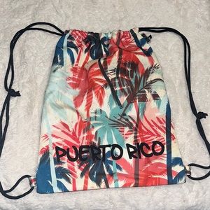 New Drawstring Backpack Puerto Rico with Side Pocket